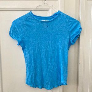 NWOT We The Free Be My Baby Tee Blue Sz S